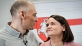 Сяргей і Сьвятлана Ціханоўскія. Вільня, 22 чэрвеня 2025