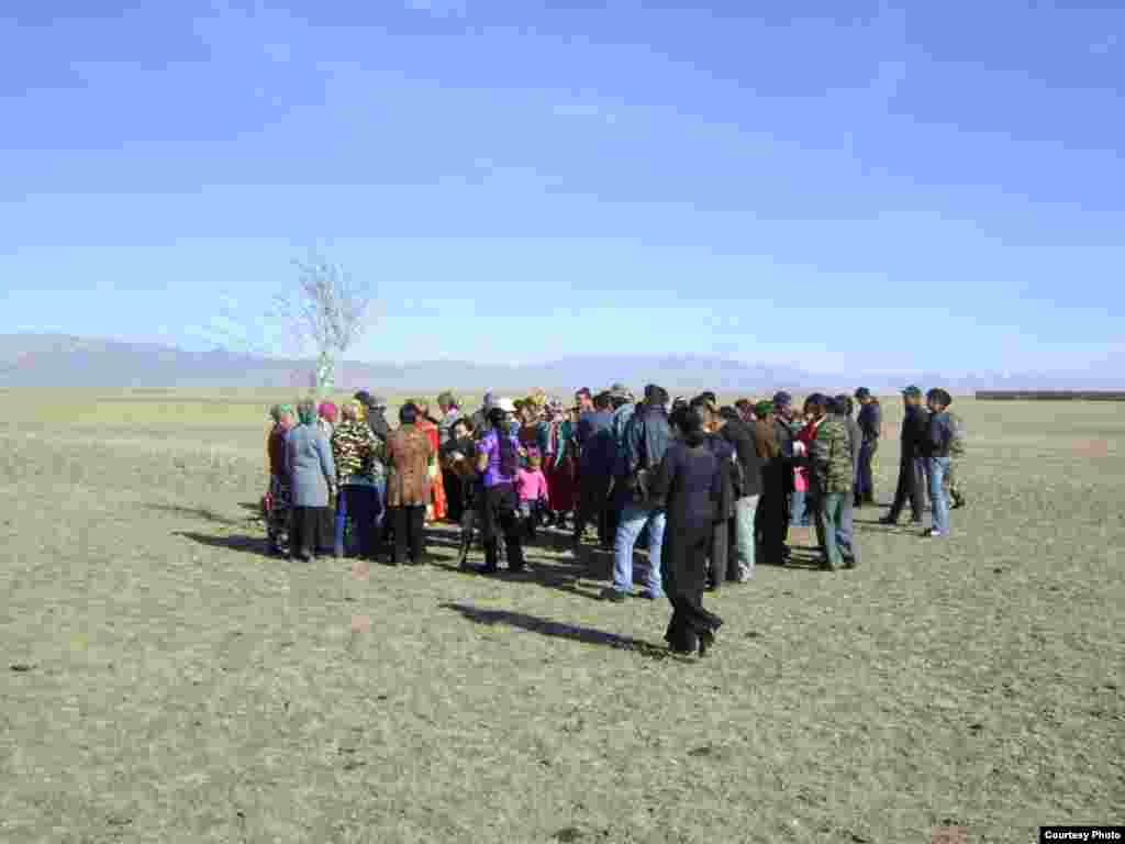 The village of Kosh-Agach, or &quot;Twin Trees,&quot; is named for the two trees on the otherwise barren landscape. During the wedding, branches from the trees will be planted in the ground, representing the families of the bride and groom.