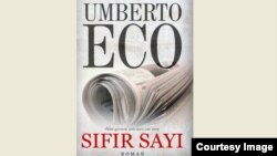 Umberto Econun Qanun nəşriyyatından çıxan "Sıfır sayı" kitabı.