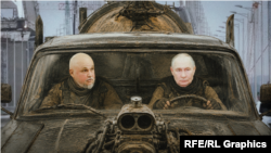 Коллаж: Путин и Цивилёв