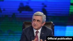 Арманистон президенти Серж Саркисян.