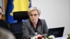 Ministrja e Drejtësisë, Donika Gërvalla, gjatë një mbledhjeje të ekzekutivit të mbajtur në shkurt të vitit 2026.