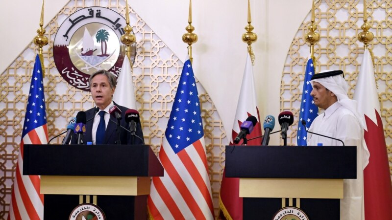 بلېنکن: قطر به په افغانستان کې د امریکا د ګټو ساتنه کوي