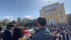 Hundreds Rally In Kazakhstan To Protest Growing Chinese Influence