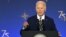 U.S. President Joe Biden speaks during the NATO summit in Washington on July 9.