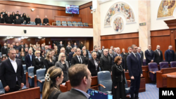 Комеморативната седница по повод една година од трагедијата во Кочани, Скопје, 12 март 2026 година