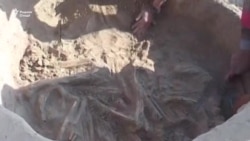 Археологи обнаружили в Фархоре останки двух людей, лежащих в одной могиле