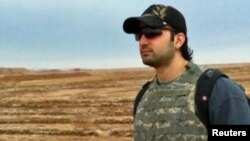 Iranian-American Amir Mirza Hekmati, who has been sentenced to death by Iran's Revolutionary Court on a charge of spying for the CIA.