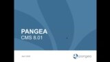 Presentation Pangea Release 8.01