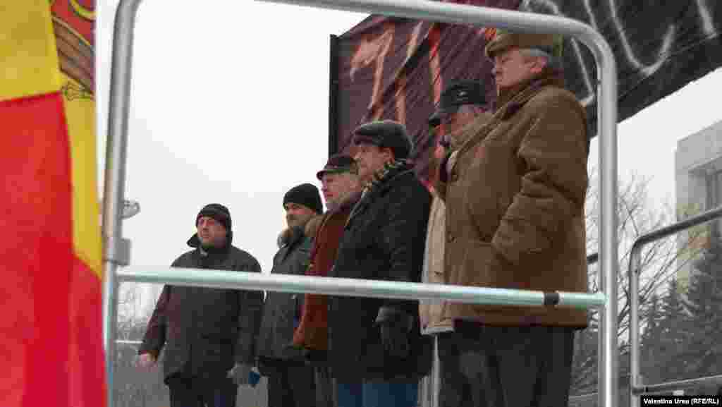 Moldova, organizers of the antigovernmental protest in Chisinau organized by the Committee for Defending the Constitution and Democracy, 12.02.2012
