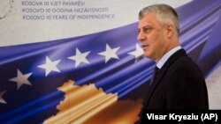 Косовскиот претседател Хашим Тачи
