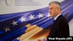 Presidenti i Kosovës Hashim Thaçi