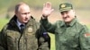 Владимир Путин и Александр Лукашенко. Коллаж