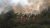 CRIMEA - fire of dry vegetation, Ukraine, 30Aug2021