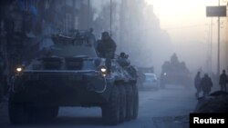 Расейскія вайскоўцы ў Алепа. Архіўнае фота, 2 лютага 2017 году