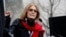 Gloria Steinem govori na ženskom maršu u Washingtonu, SAD, 21. januara 2017.