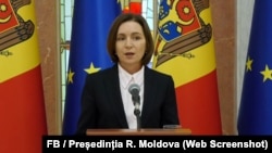 Moldovan President Maia Sandu (file photo)