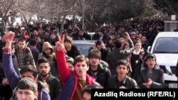 Акция протеста студентов БГУ