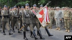 Inaugurarea aplicațiilor militare, la Rembertów, o suburbie a capitalei poloneze. 