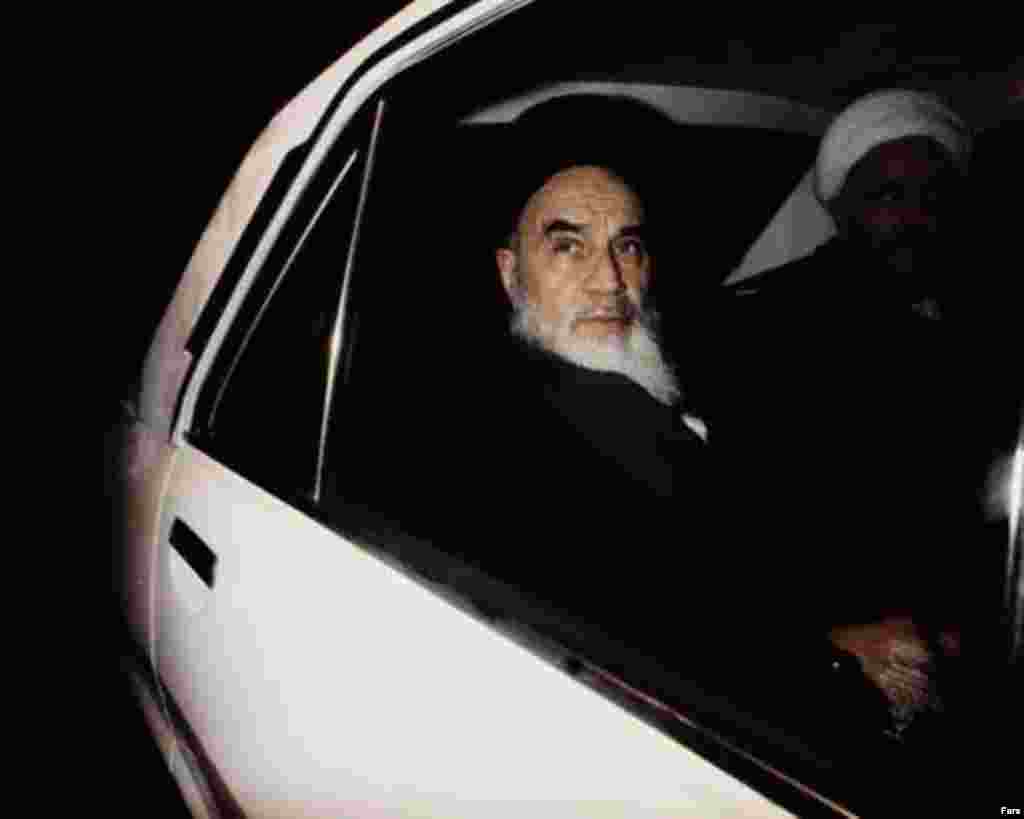 Ayatollah Ruhollah Khomeini shortly before leaving Paris on February 1, 1979 (Fars) - The return of Ayatollah Ruhollah Khomeini to Iran marked a turning point in a revolutionary period of Iranian politics. Dissatisfaction with the regime of Shah Mohammad Reza Pahlavi had been growing throughout the decade.