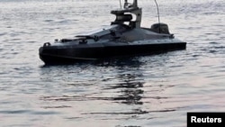 Drona maritimă înainte să fie distrusă, joi, 20 august 2026