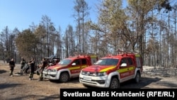 Rumunski vatrogasci u selu Grebenac, 24. avgust 2026.