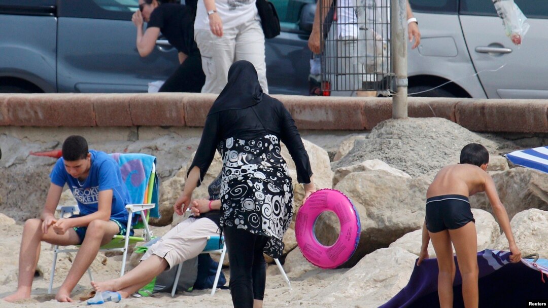 Burkini, ilustracija 