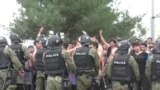 Migrants Protest On Greek-Macedonian Border