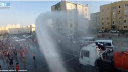 Ўзбекистоннинг турли ҳудудларида "Болалар майдонча"ларига сув пуркалмоқда
