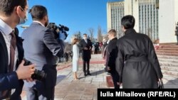 Președinta Maia Sandu și președintele României, Klaus Iohannis, Chișinău, 29 decembrie 2020