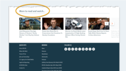 A YMAL with the header: "More to read and watch..."