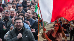 După anunțul morții lui Ali Khamenei, pe 1 martie 2026, oamenii au ieșit în stradă –unii, pentru a plânge moartea liderului suprem, alții, mai ales în diaspora, pentru a sărbători.