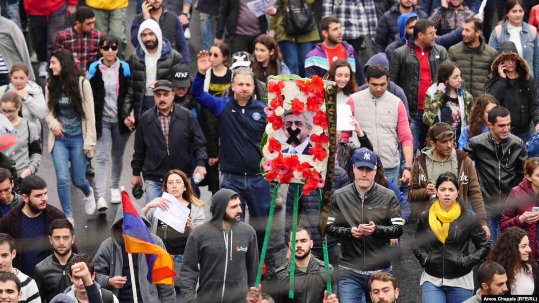 Протести в Єревані, Вірменія, 20 квітня 2018 року