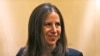 Sigal Mandelker, the undersecretary for terrorism and financial intelligence at the U.S. Treasury, talks to journalists at a press briefing in Dubai, July 12, 2018