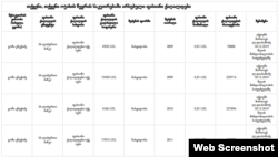 ამონარიდი გოჩა ენუქიძის დეკლარაციიდან