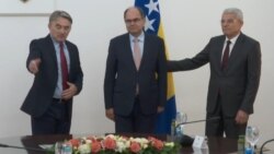 UN's New High Representative For Bosnia Meets With Members Of Presidency In Sarajevo