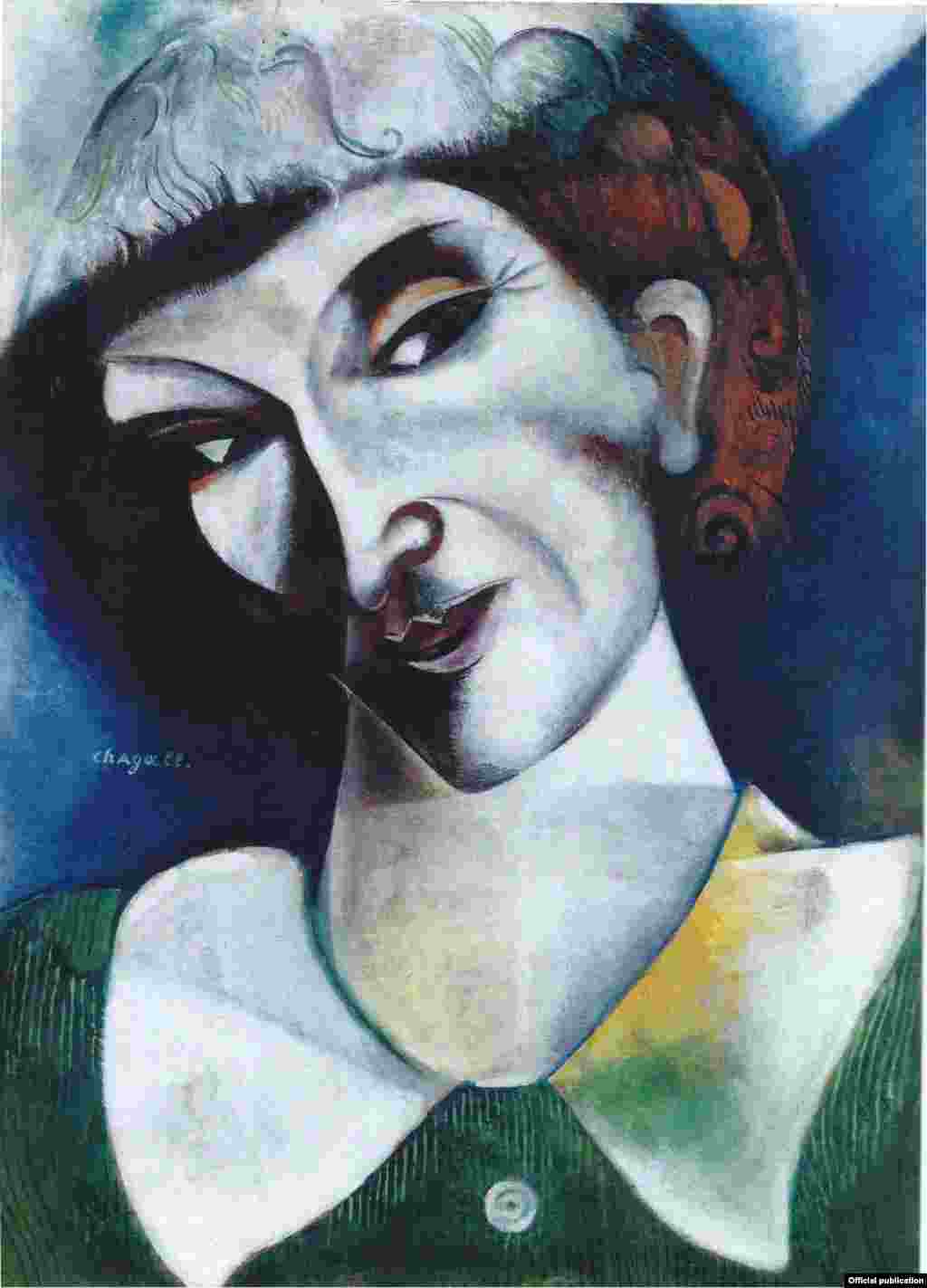 Chagall, Autoportret, 1914.