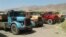 Rusty old western Trucks in Iran.