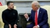 Президент Украины Владимир Зеленский и президент США Дональд Трамп