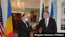 Bogdan Aurescu și Mike Pompeo