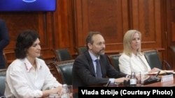 Ambasador i šef Delegacije EU u Srbiji Emanuel Giaufret, 25. aprila 2025.