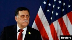 Libyan leader Fayez al-Sarraj (file photo).