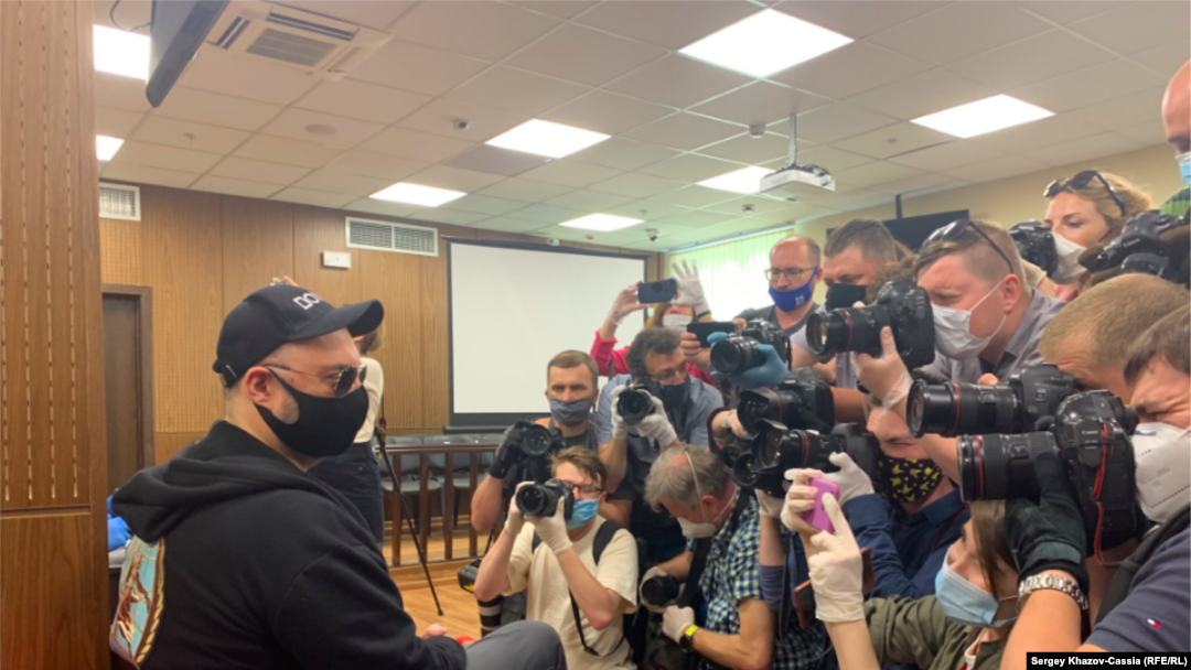 Кирилл Серебренников перед оглашением приговора по делу "Седьмой студии" 