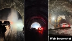 ზვავის ჩამოწოლის შედეგად სვანეთის გზაზე გვირაბში ავტომობილები გაიჭედნენ