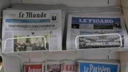 Le Monde și Le Figaro, două dintre cele mai vândute ziare franceze.