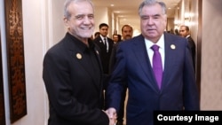 Emomai Rahmon and Masoud Pezeshkian