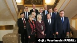 Ambasadori zemalja EU sa Mladenom Ivanićem u Banskom dvoru u Banjaluci