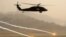 A U.S. Army Blackhawk helicopter flies in Afghanistan's Kandahar Province on March 25.