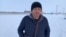 Гражданский активист Дулат Агадил. Акмолинская область, 26 ноября 2019 года. 