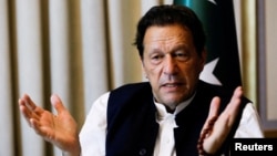 Former Pakistani Prime Minister Imran Khan has been imprisoned since August after being convicted on corruption charges. (file photo)